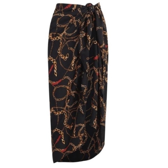 NEW Walter Baker Paradise Sarong color Ibiza Chain, OS - Picture 4 of 9